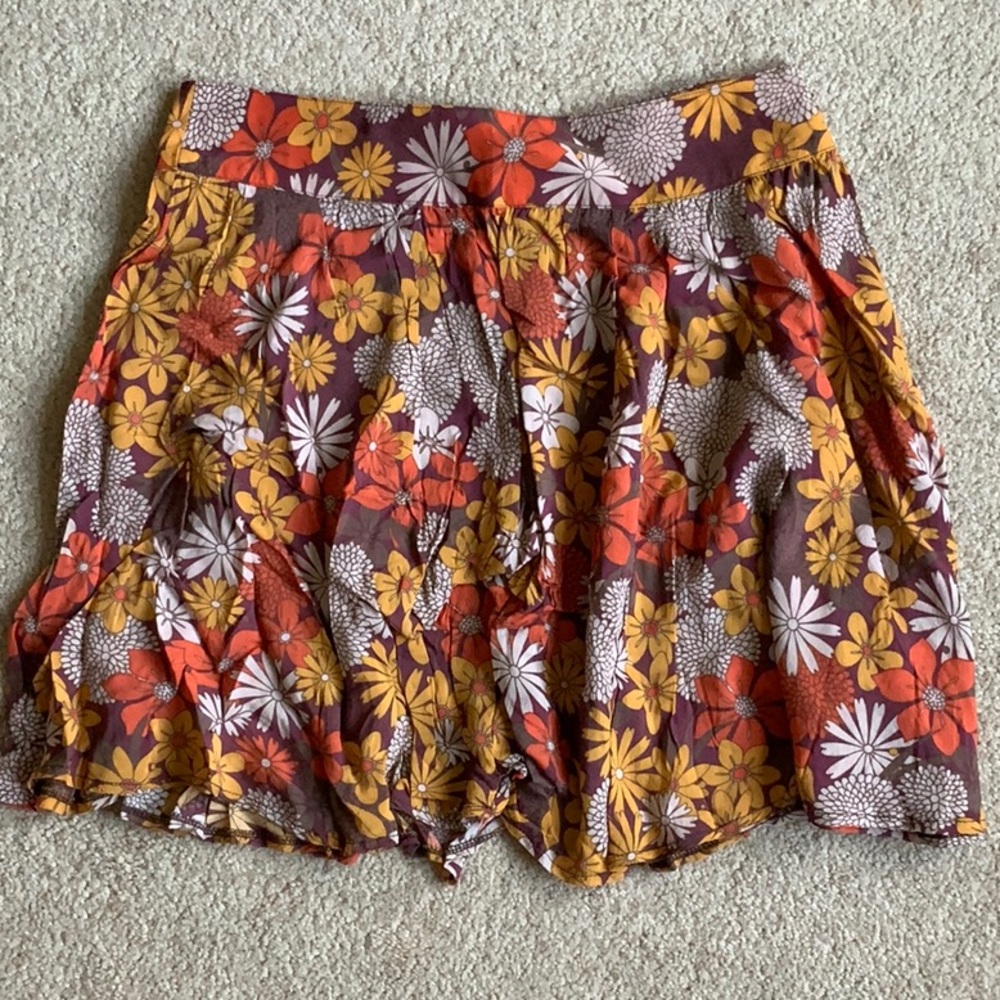 FOREVER21 floral skirt